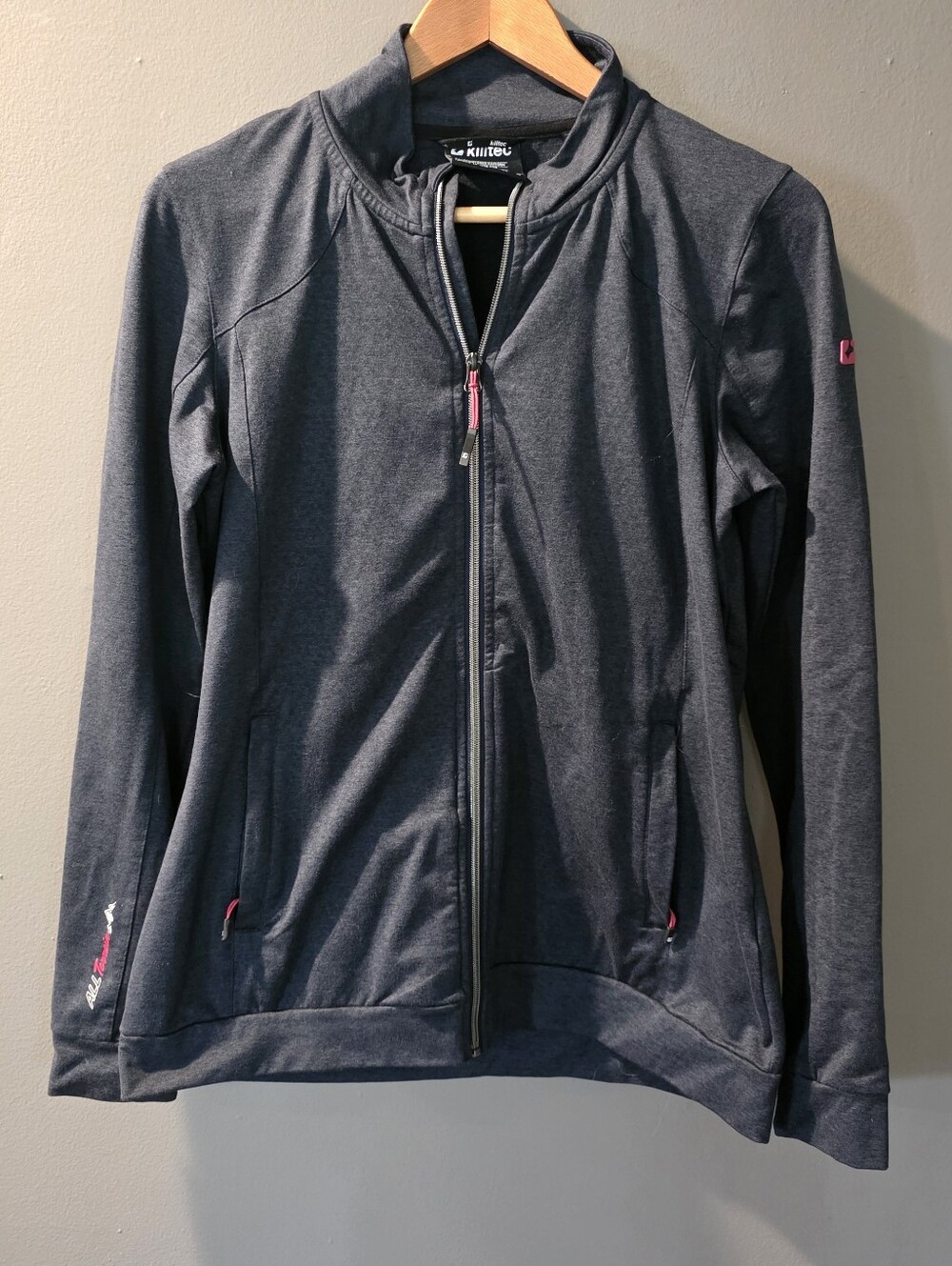 Killtec All-Terrain Navy Blue Full Zip Athletic Jacket Womens 10